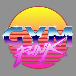 GymPunk Sunset - Crop Tee Design