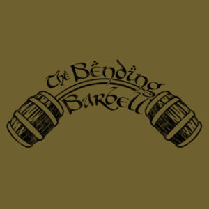 The Bending Barbell Black Design - Stone Wash Tee Design