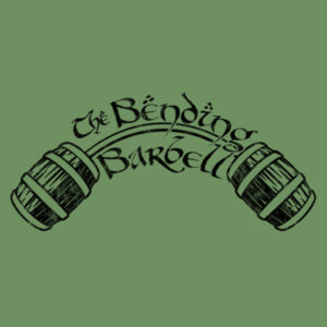 The Bending Barbell Black Design - Basic Tee Design