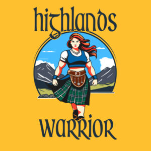 Highlands Female Warrior - Basic Women's Tee Design