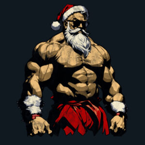Jacked Santa - Basic Tee Design