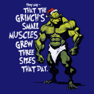 Gym Grinch - Stone Wash Tee Design