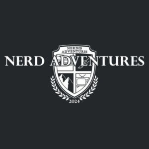 Nerd Adventures 2024 Hoodie (White Text) 2 Design