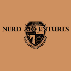Nerd Adventures 2024 Hoodie (Black Text) 2 Design