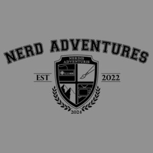 Nerd Adventures '24 (Black text) Design