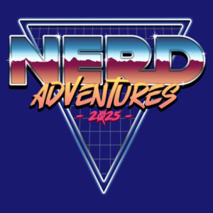 Nerd Adventures '25 Stone Wash Design