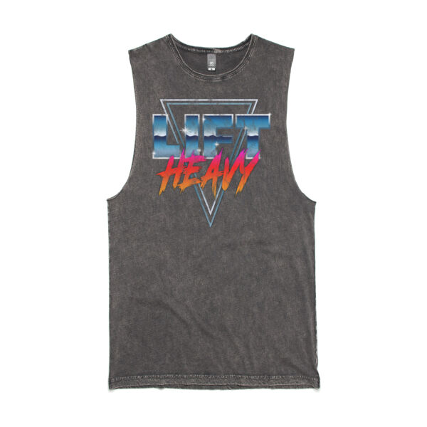 Lift Heavy - Stonewash Tank Thumbnail