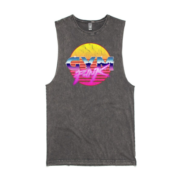 GymPunk Sunset - Stonewash Tank Thumbnail