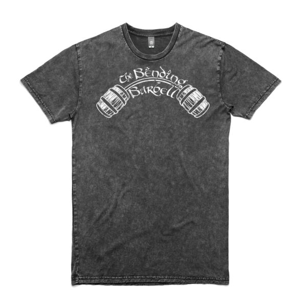 The Bending Barbell White Design - Stone Wash Tee Thumbnail