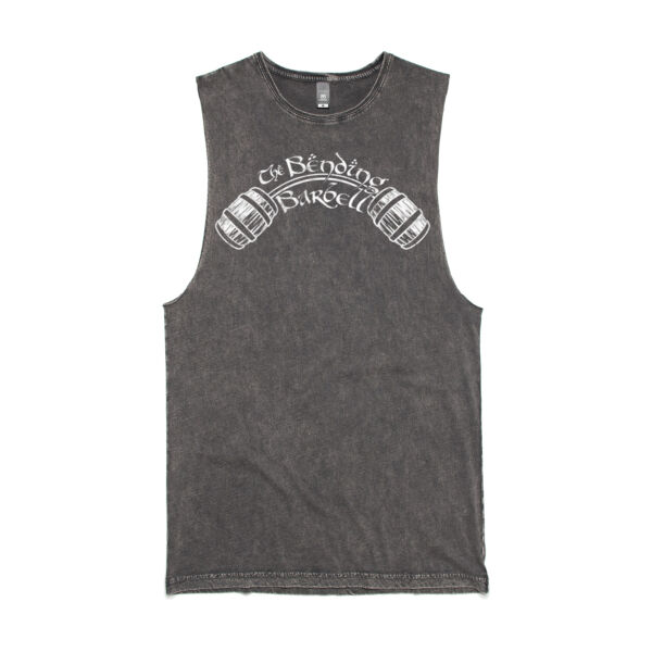The Bending Barbell - Stone Wash Tank Thumbnail