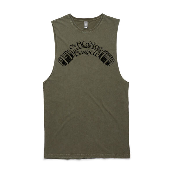 The Bending Barbell - Stone Wash Tank Thumbnail
