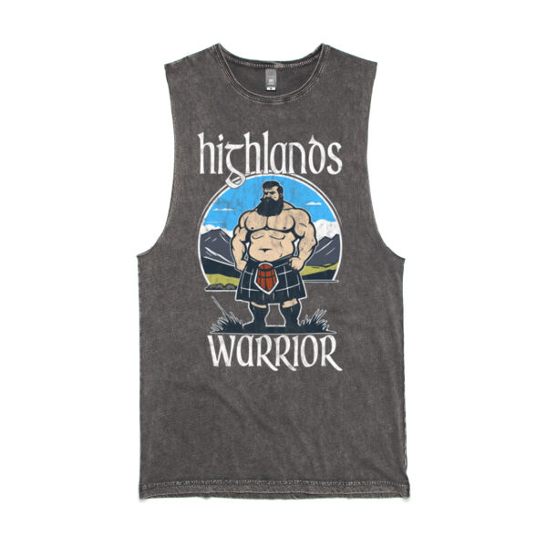 Highlands Warrior - Stone Wash Tank Thumbnail