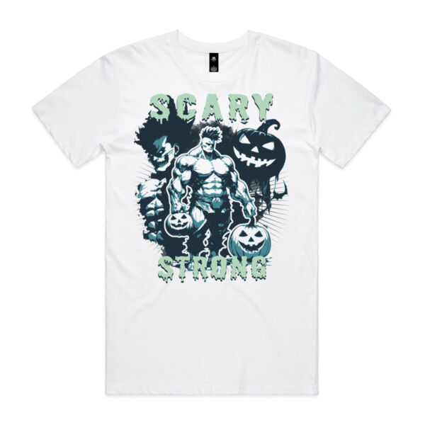Scary Strong - Basic White Tee Thumbnail