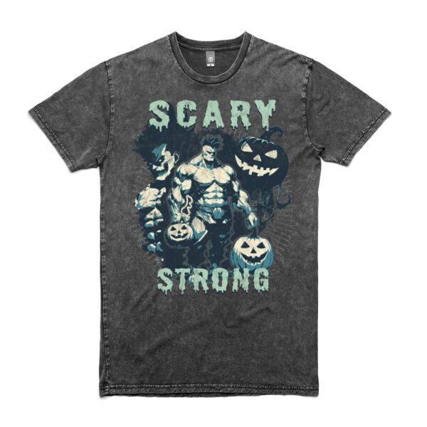 Scary Strong - Stone Wash Tee Thumbnail