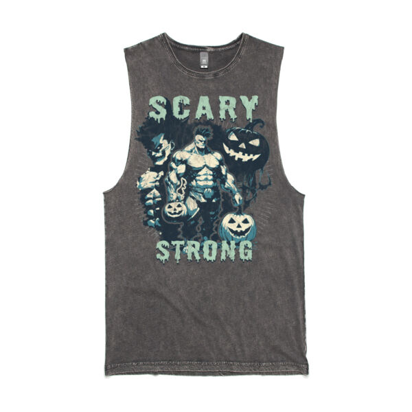 Scary Strong - Stone Wash Tank Thumbnail