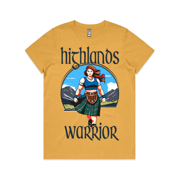 Highlands Female Warrior - Basic Women's Tee Thumbnail