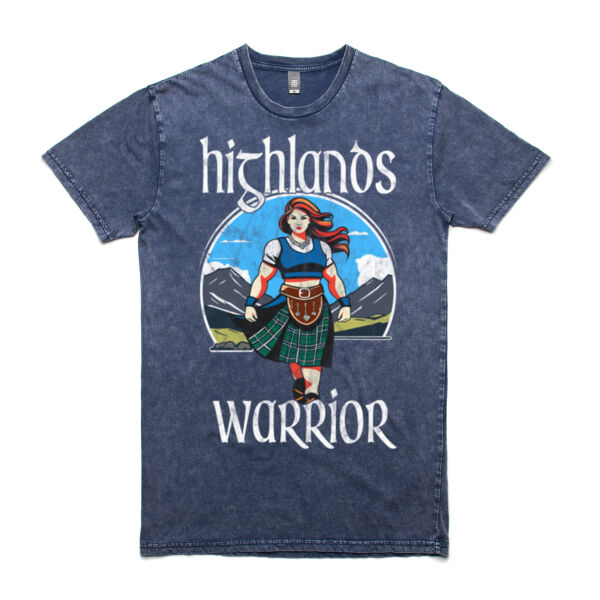 Highlands Female Warrior - Stone Wash Tee Thumbnail