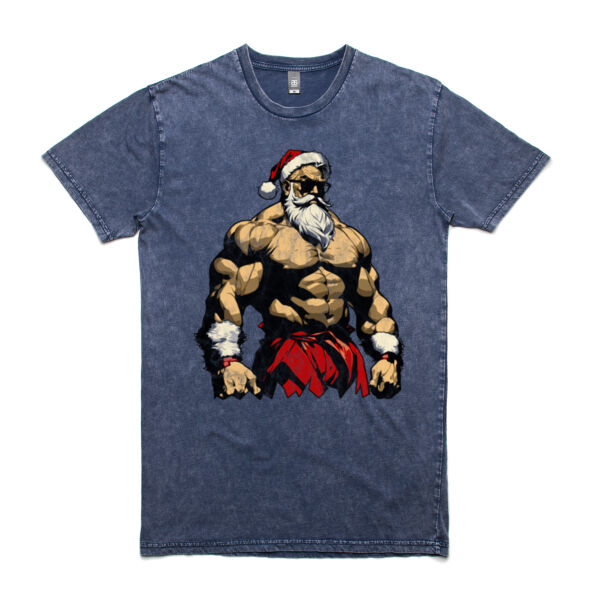 Jacked Santa - Stone Wash Tee Thumbnail