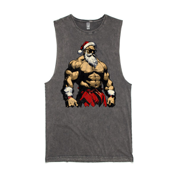 Jacked Santa - Stone Wash Tank Thumbnail